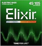 Elixir Nanoweb Stainless Steel Electric Bass Strings